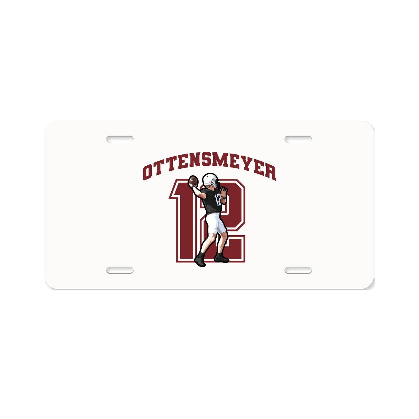 License Plate — Number in Classic