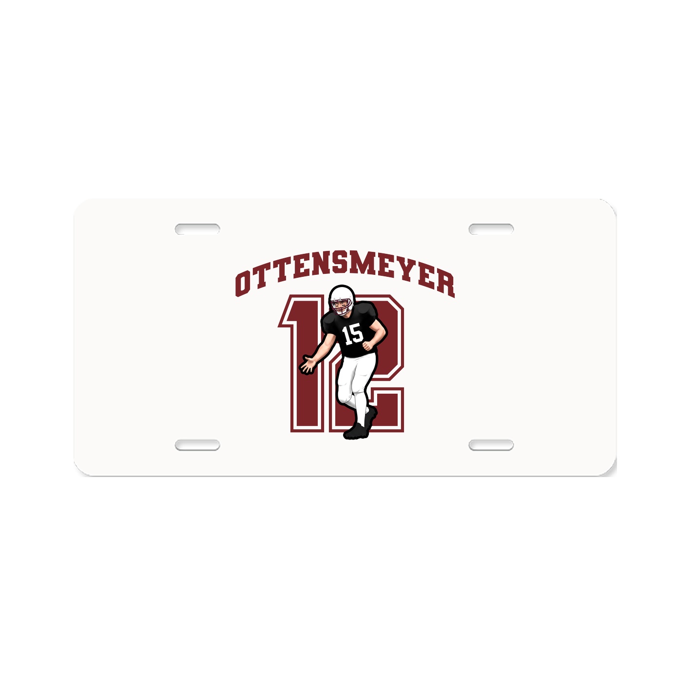 License Plate — Number in Classic