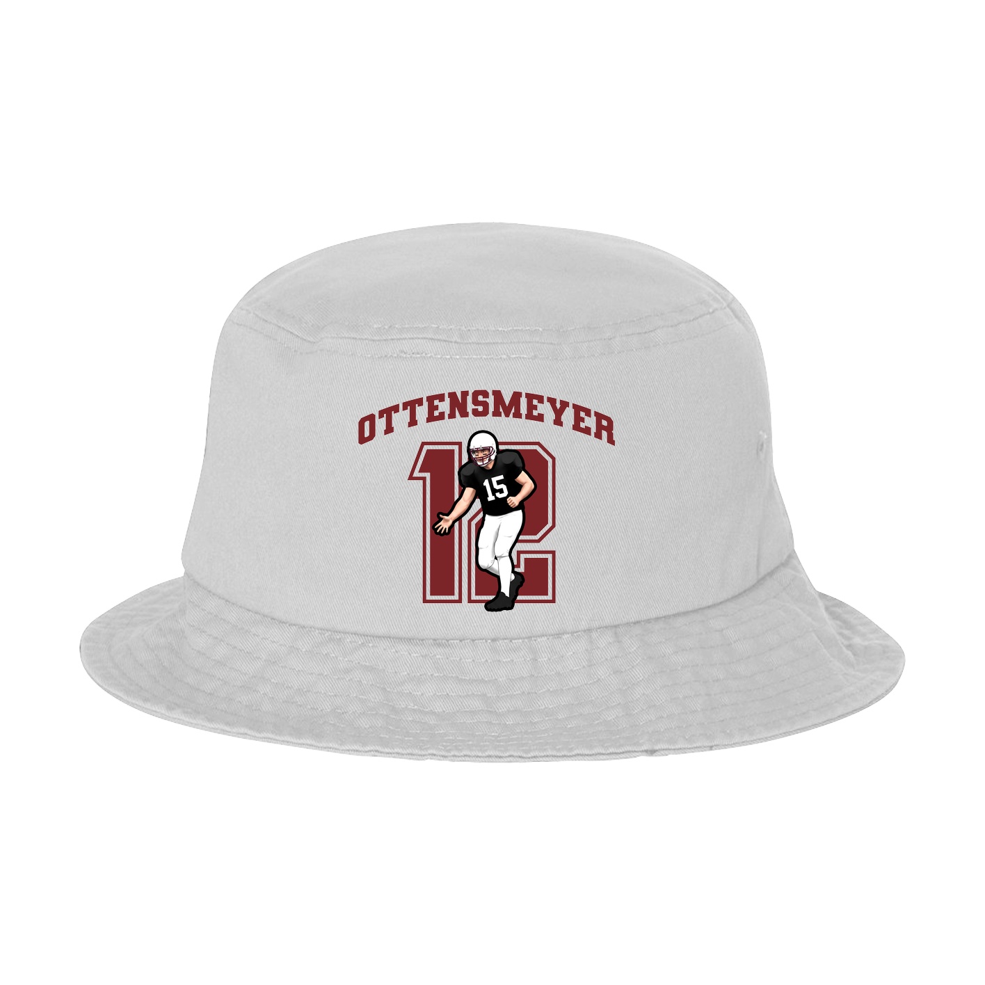 Bucket Cap — Number in White