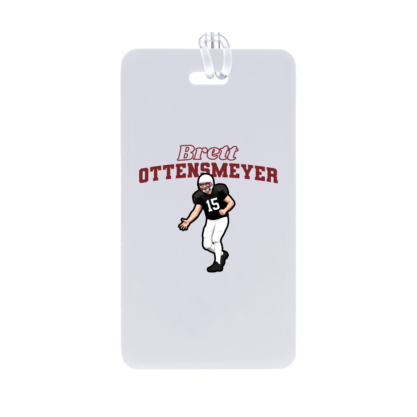 Bag Tag — Name Arch in Classic