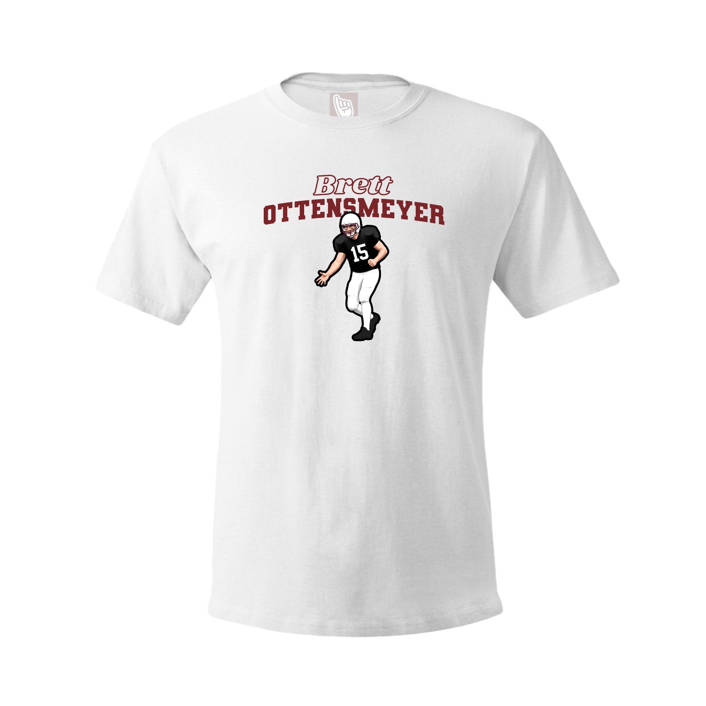 Tee — Name Arch in White