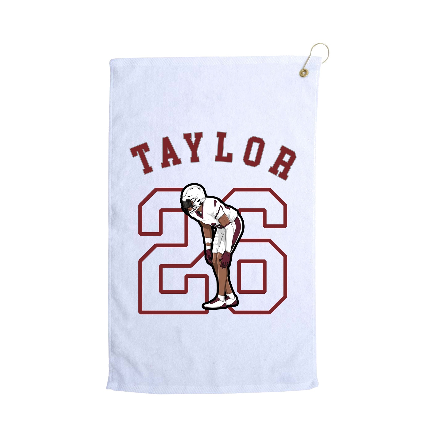 Golf Towel — Shirsey Arch in White