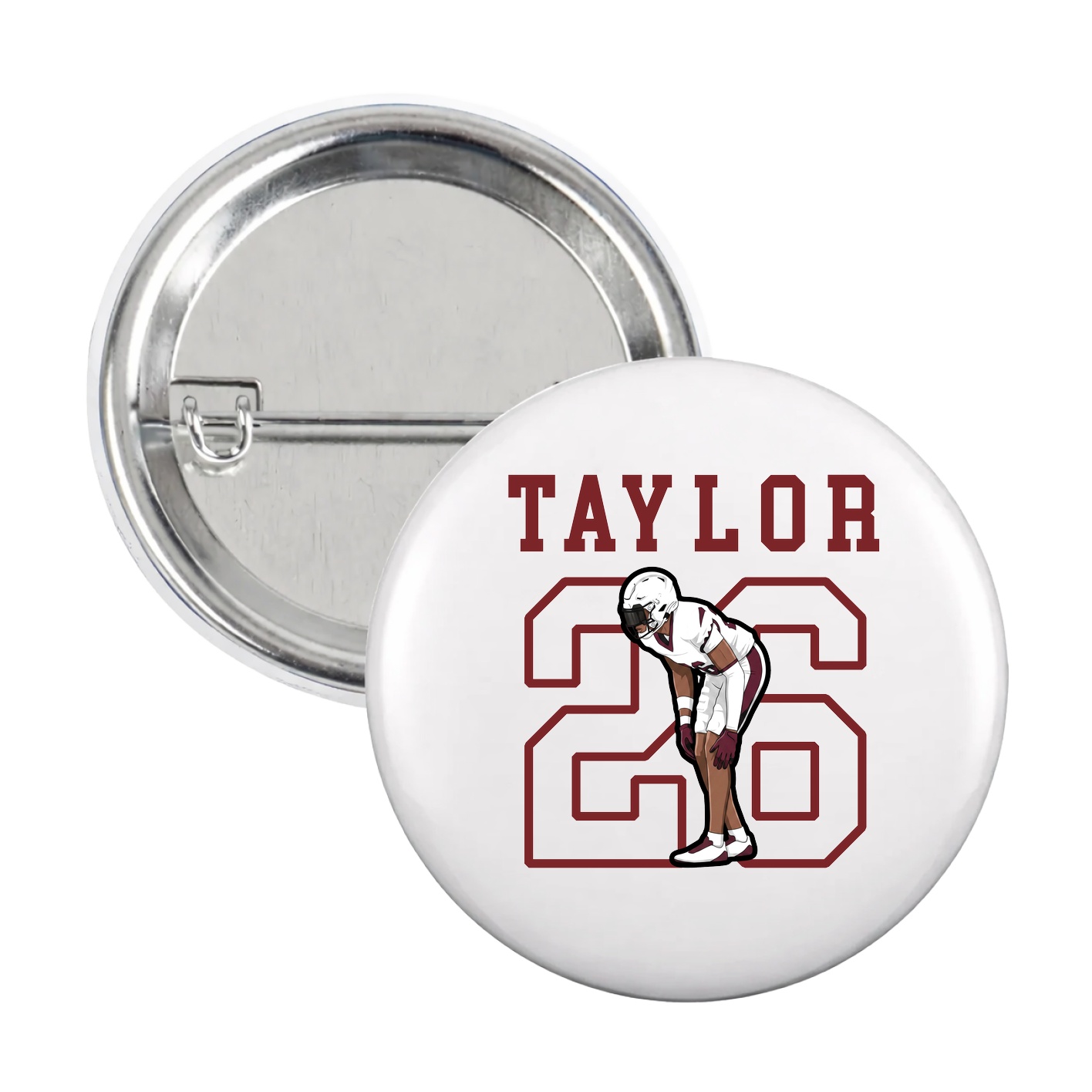 Game Day Button — Shirsey in White