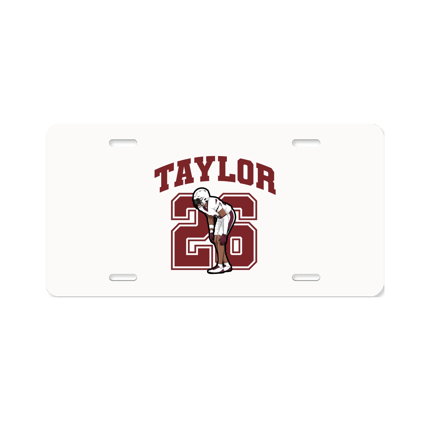 License Plate — Number in Classic