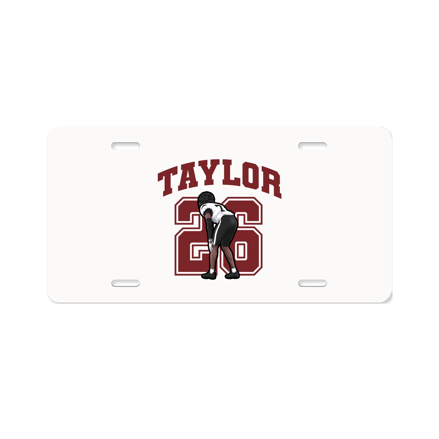 License Plate — Number in Classic