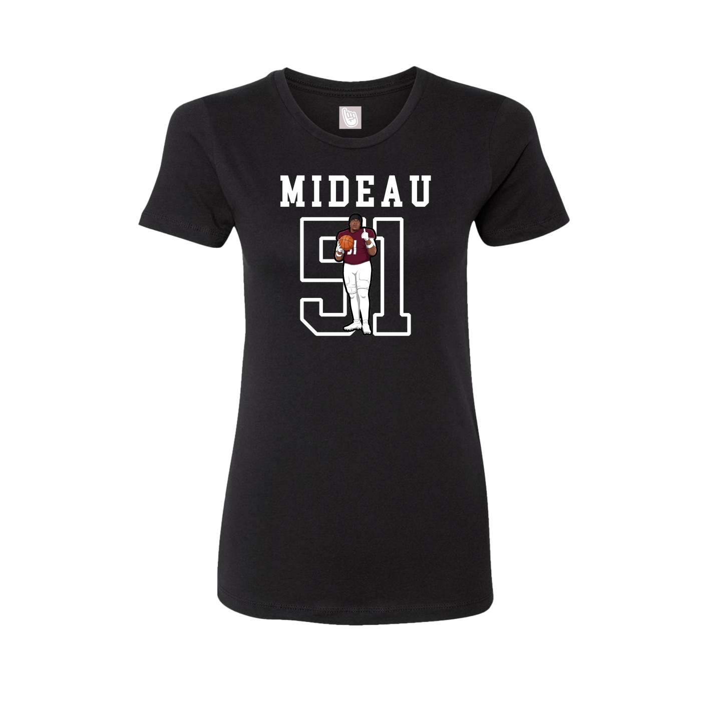Fitted Women's Tee — Shirsey in Black