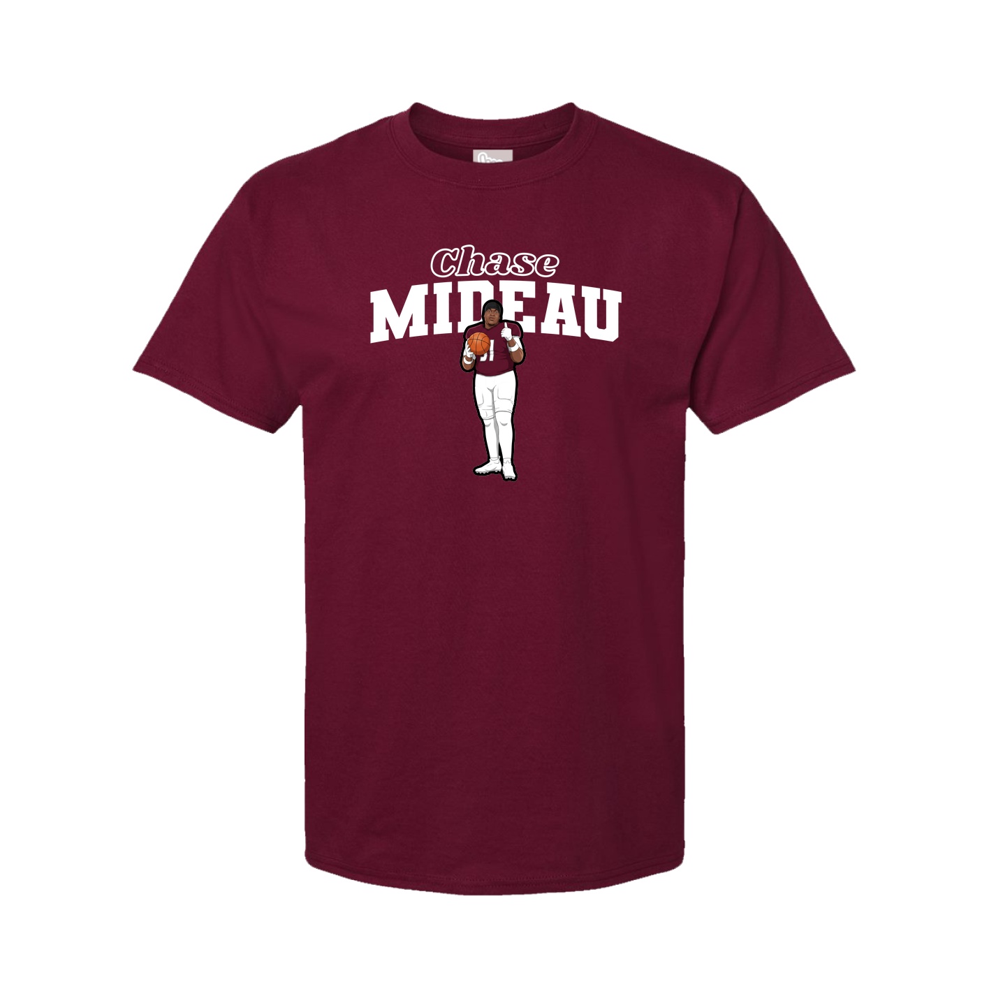 Youth Tee — Name Arch in Cardinal