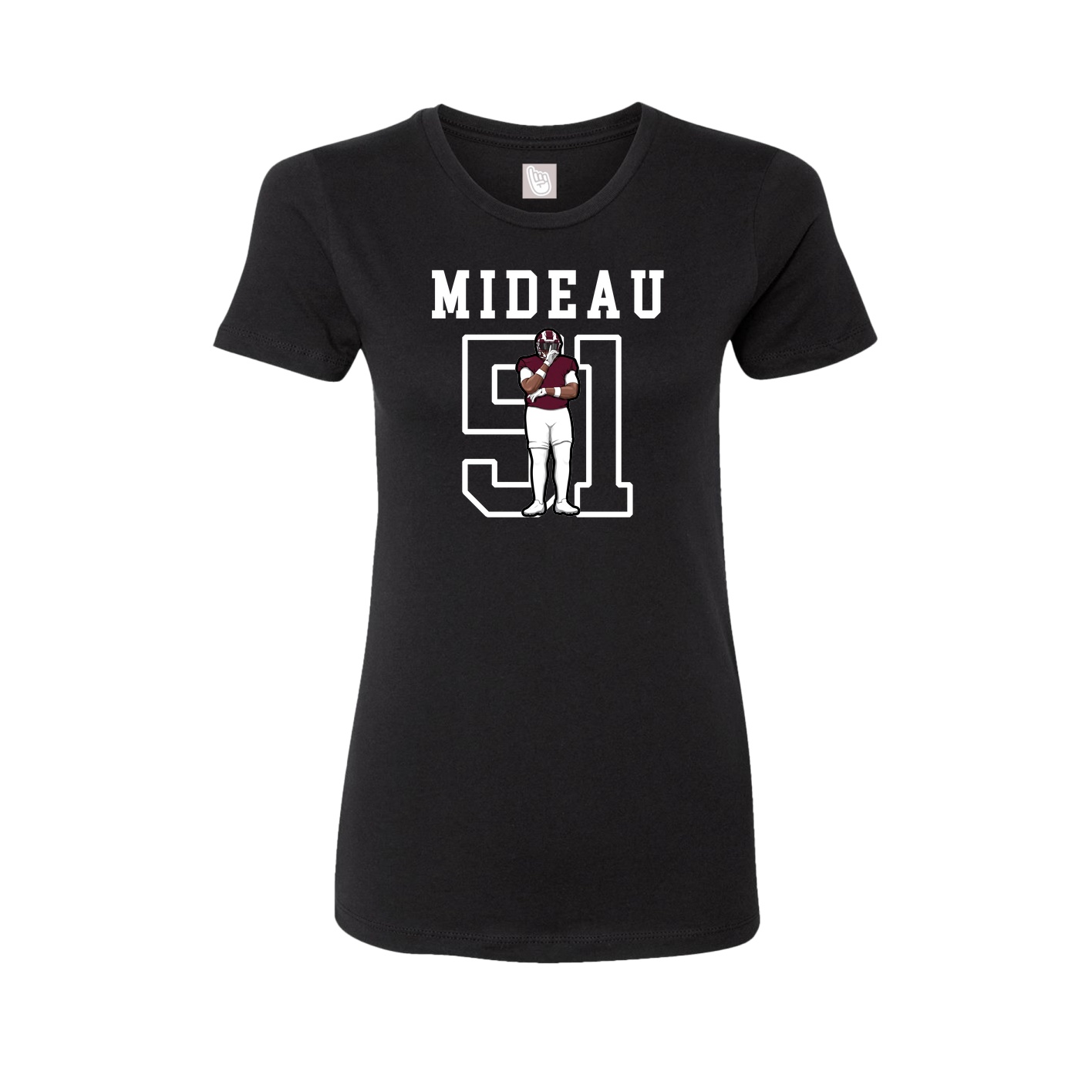 Fitted Women's Tee — Shirsey in Black
