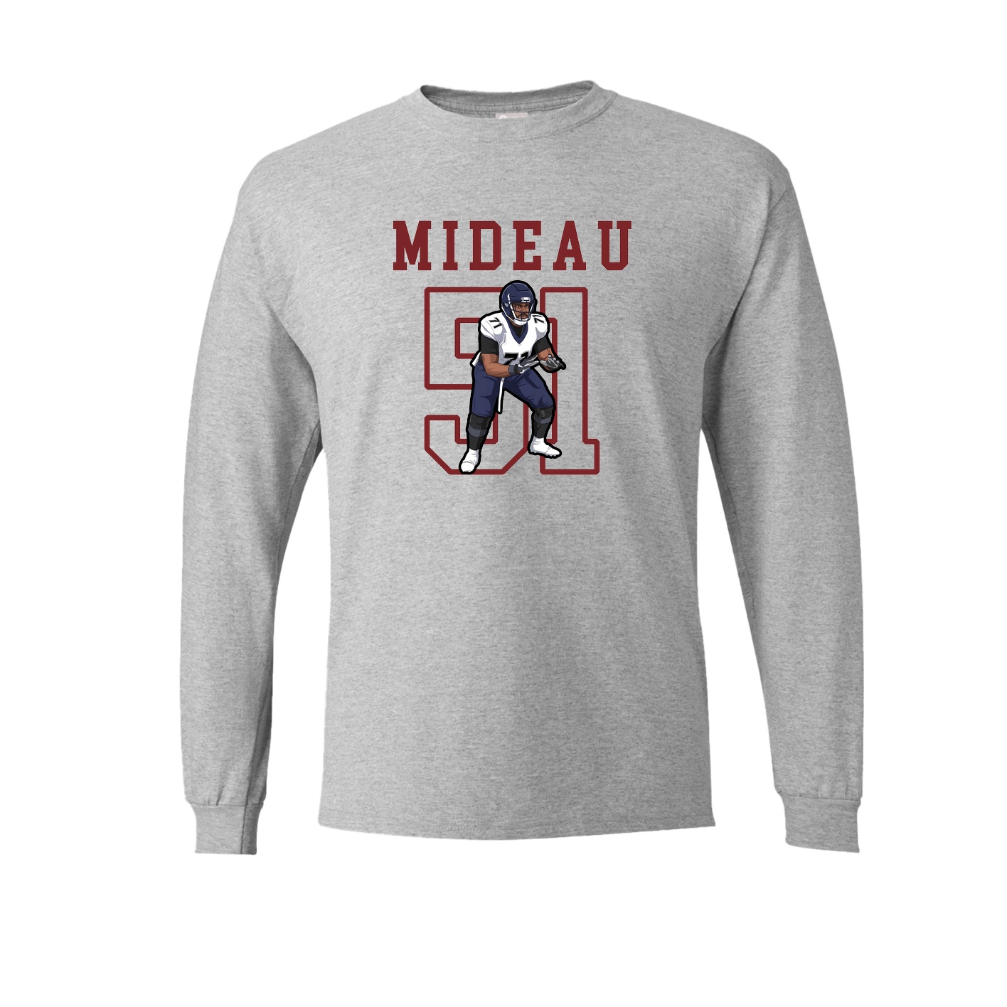 Long Sleeve Tee — Shirsey in Grey
