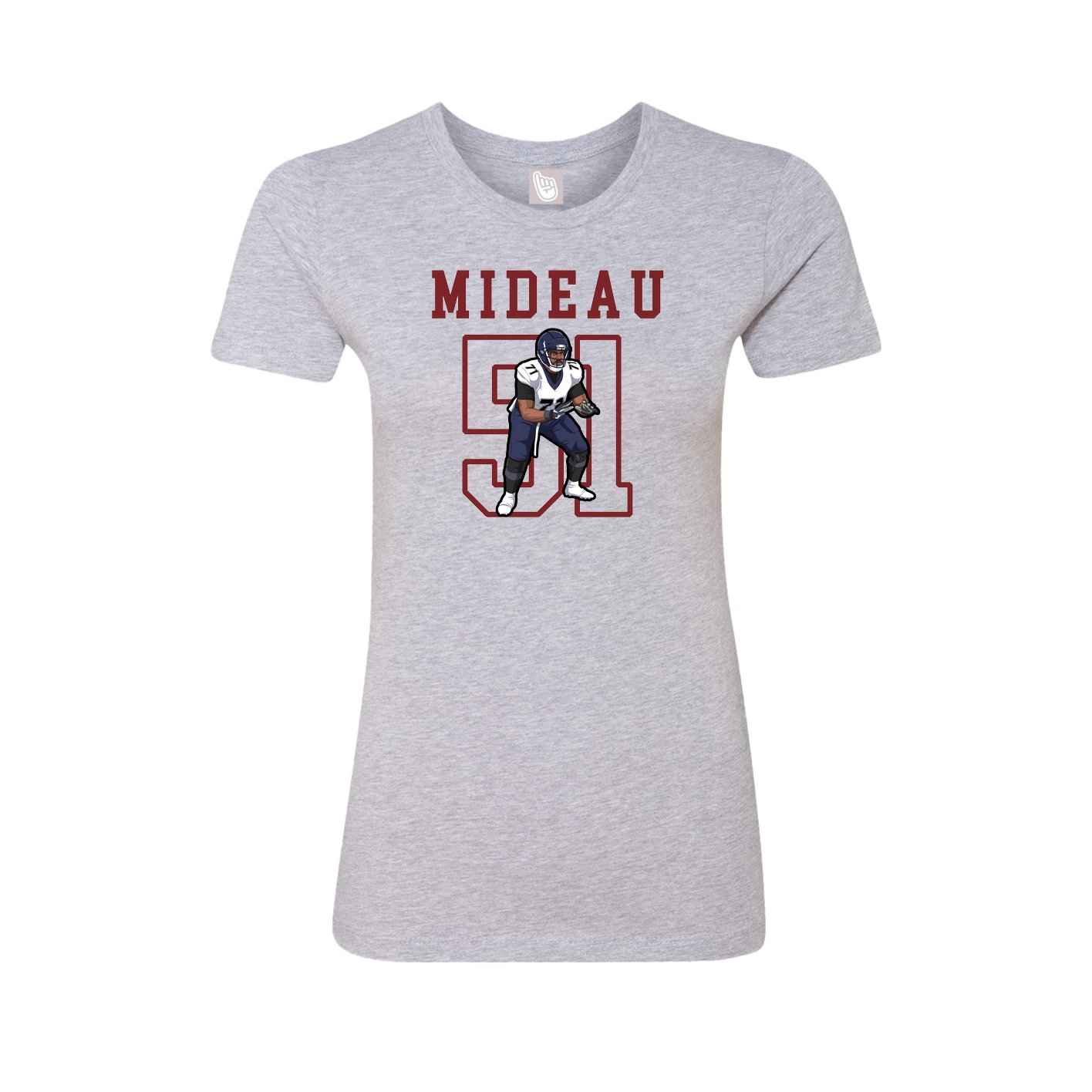 Fitted Women's Tee — Shirsey in Grey