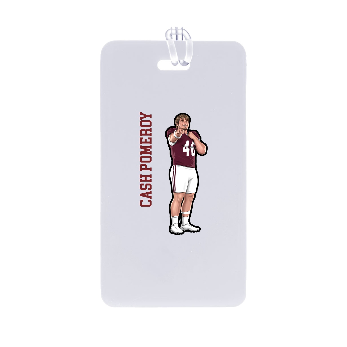 Bag Tag — Name Vertical in Classic