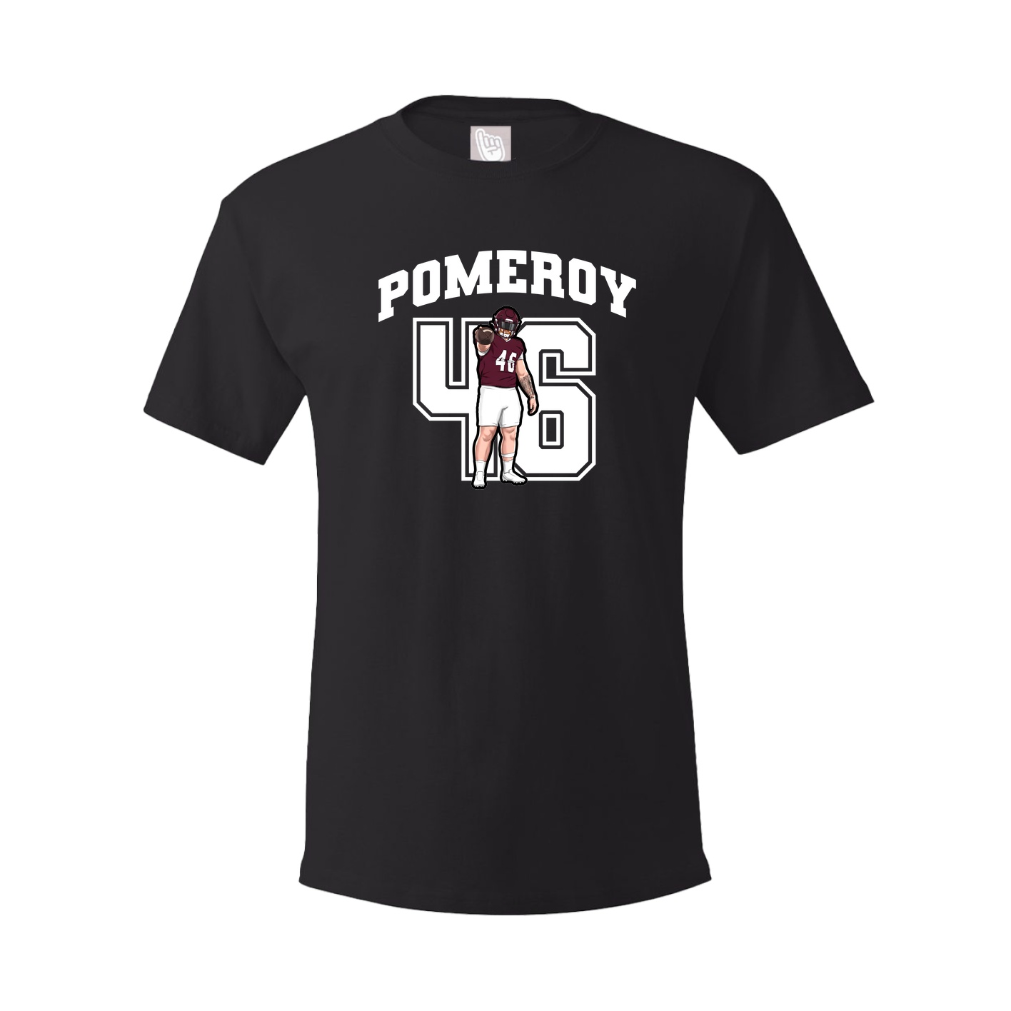 Youth Tee — Number in Black