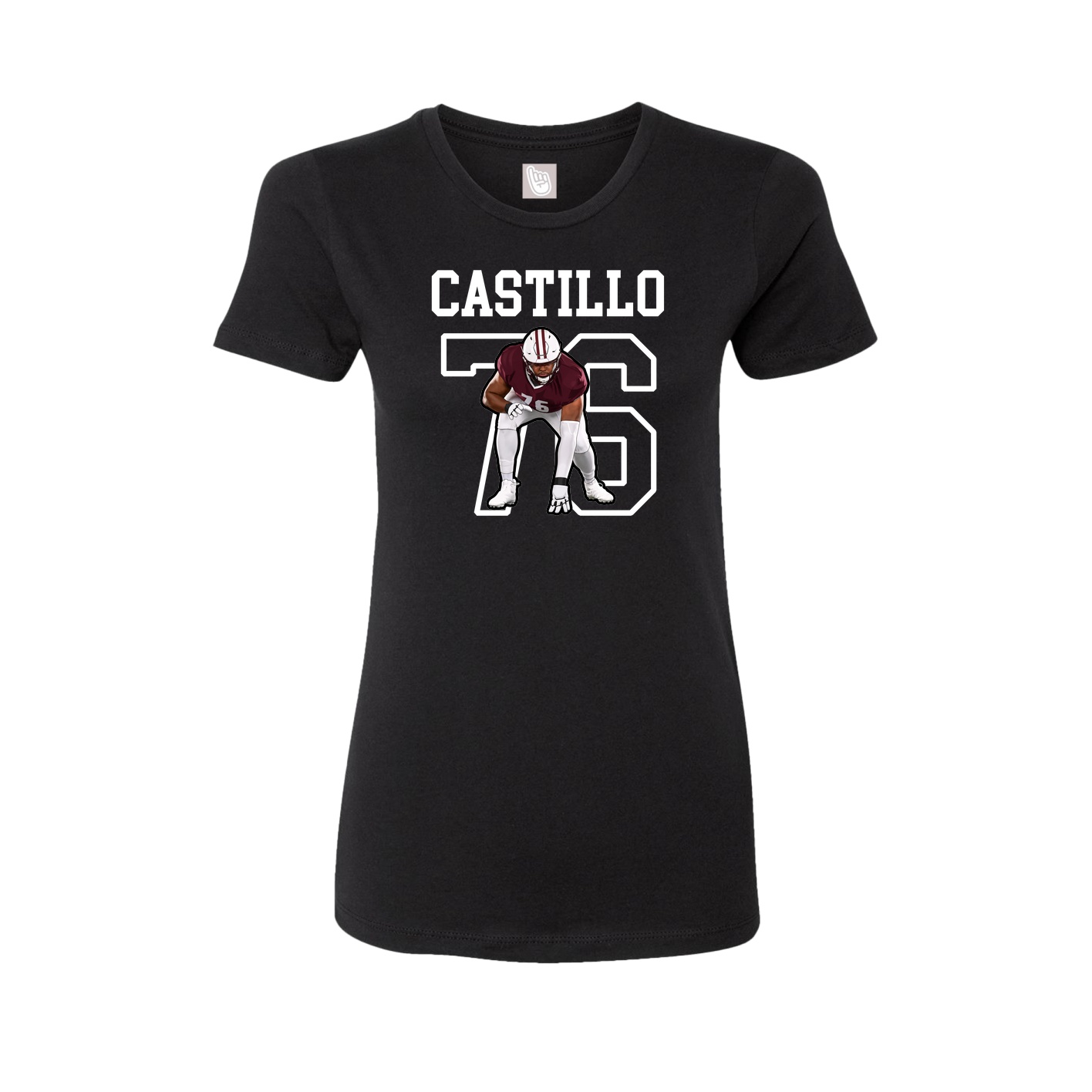 Fitted Women's Tee — Shirsey in Black