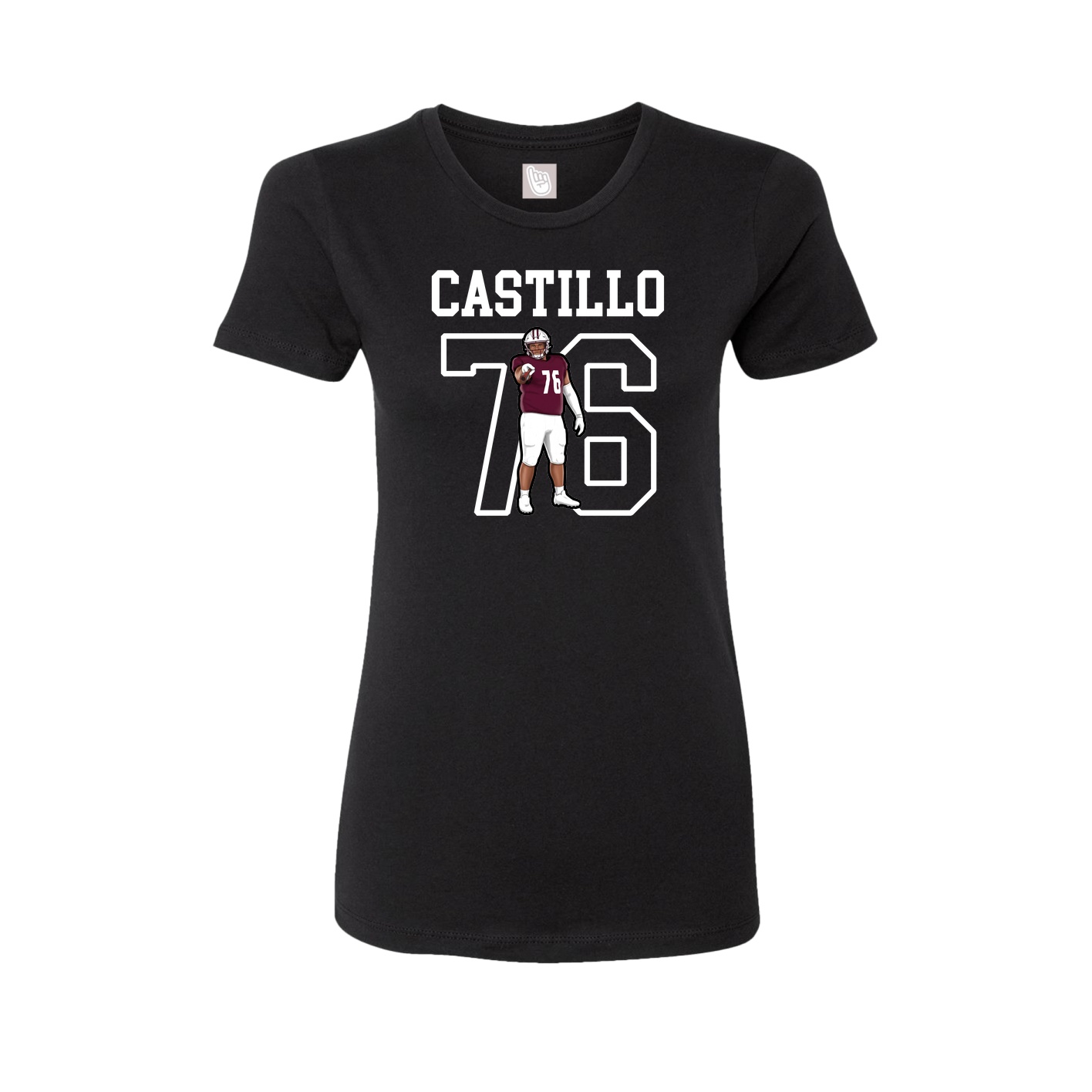 Fitted Women's Tee — Shirsey in Black