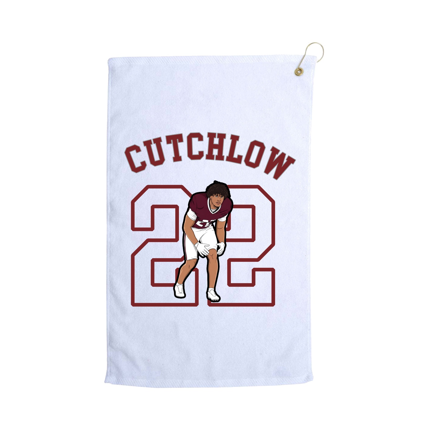 Golf Towel — Shirsey Arch in White