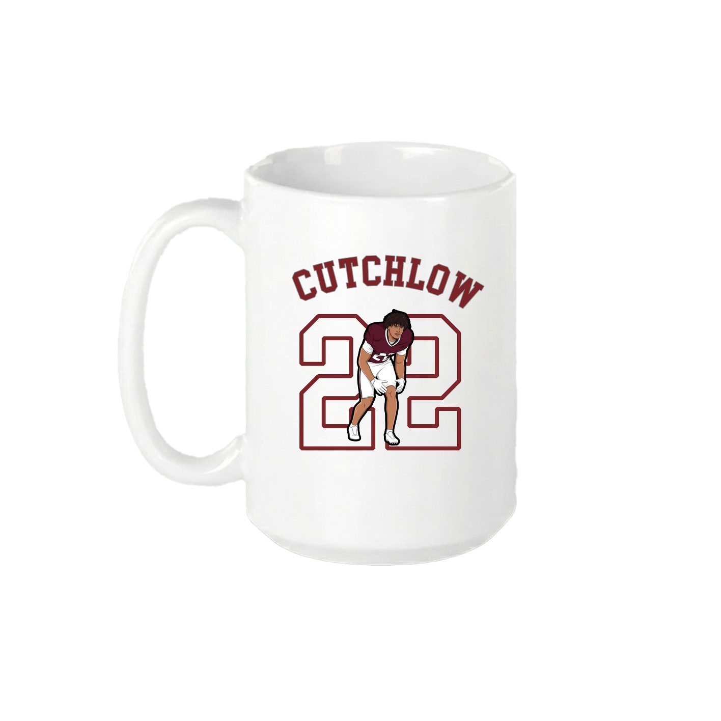 15oz Coffee Mug — Shirsey Arch in White