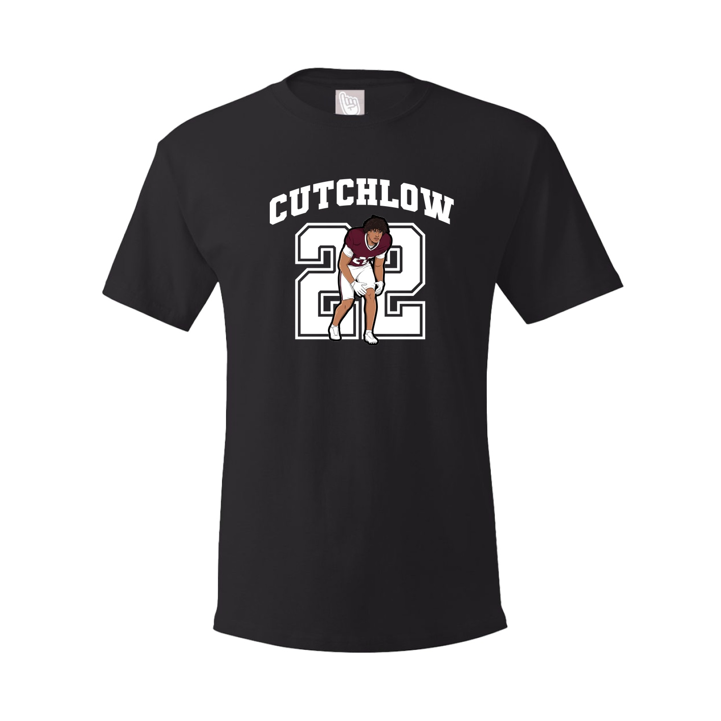 Youth Tee — Number in Black