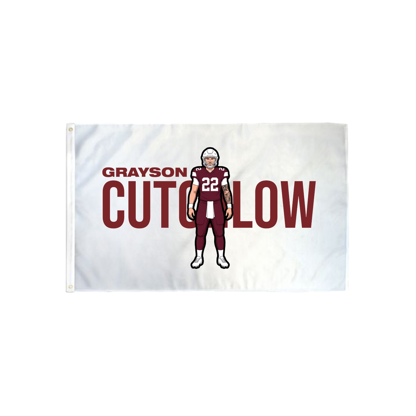 3x5 Flag — Player Name in Classic