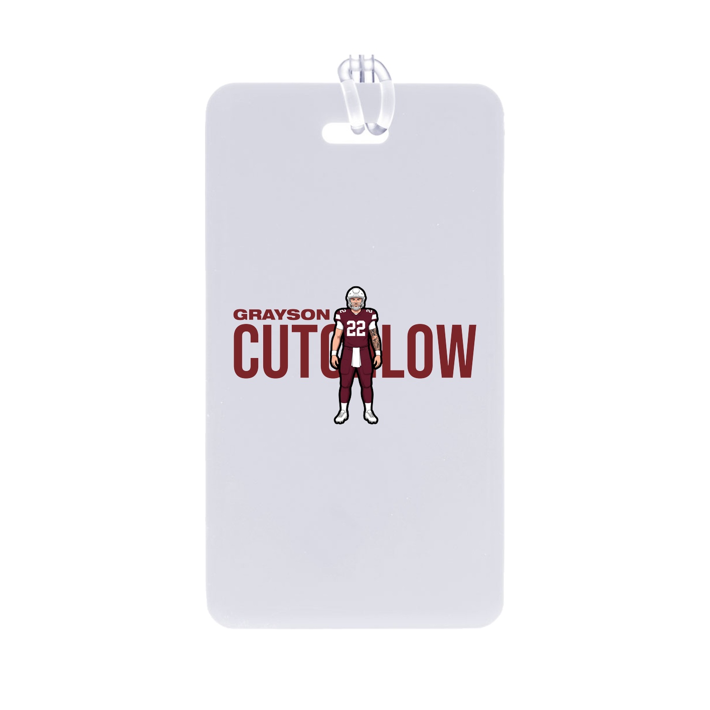 Bag Tag — Player Name in Classic