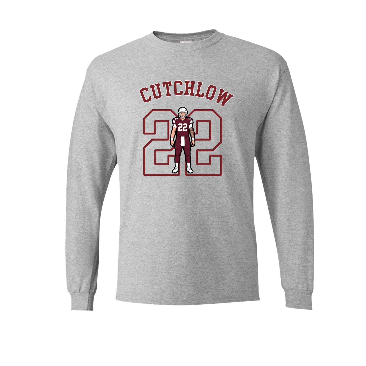 Long Sleeve Tee — Shirsey Arch in Grey