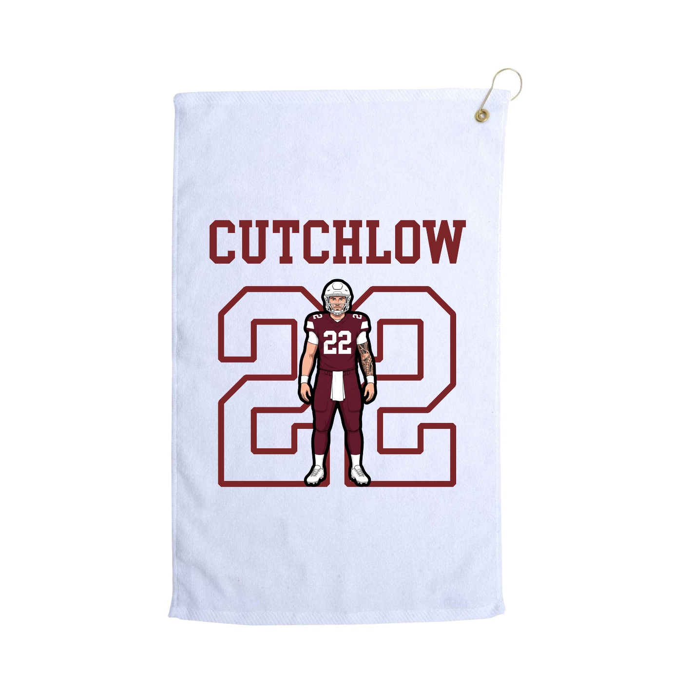 Golf Towel — Shirsey in White