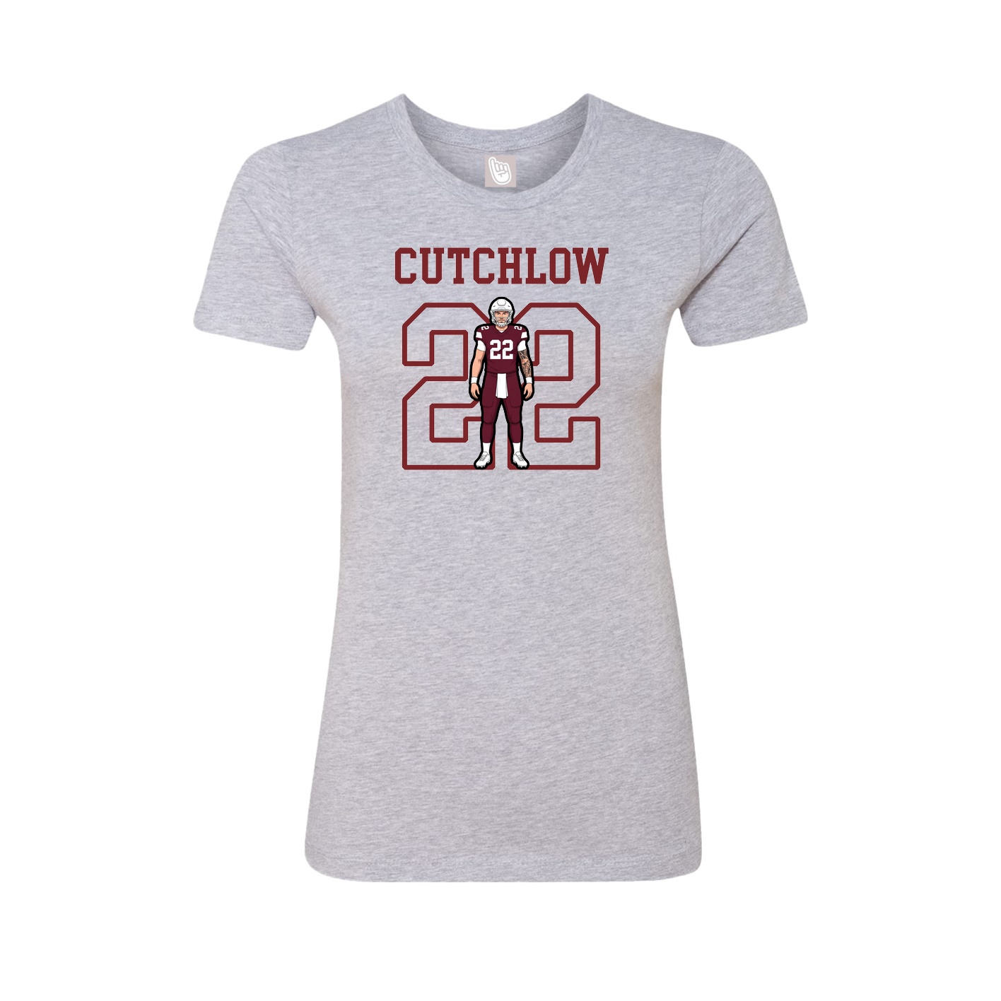 Fitted Women's Tee — Shirsey in Grey