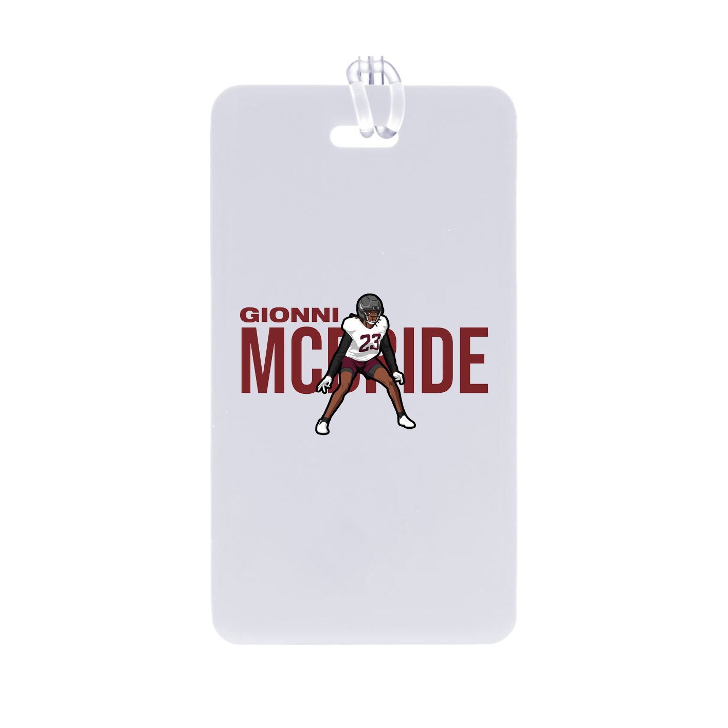 Bag Tag — Player Name in Classic