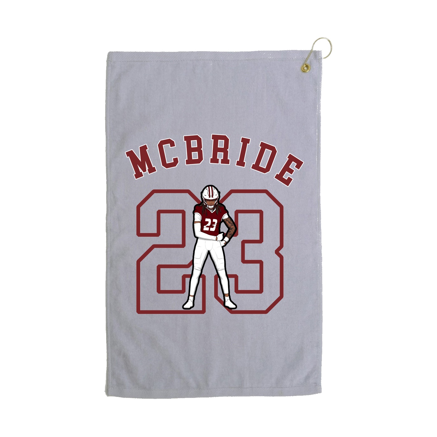 Golf Towel — Shirsey Arch in Grey