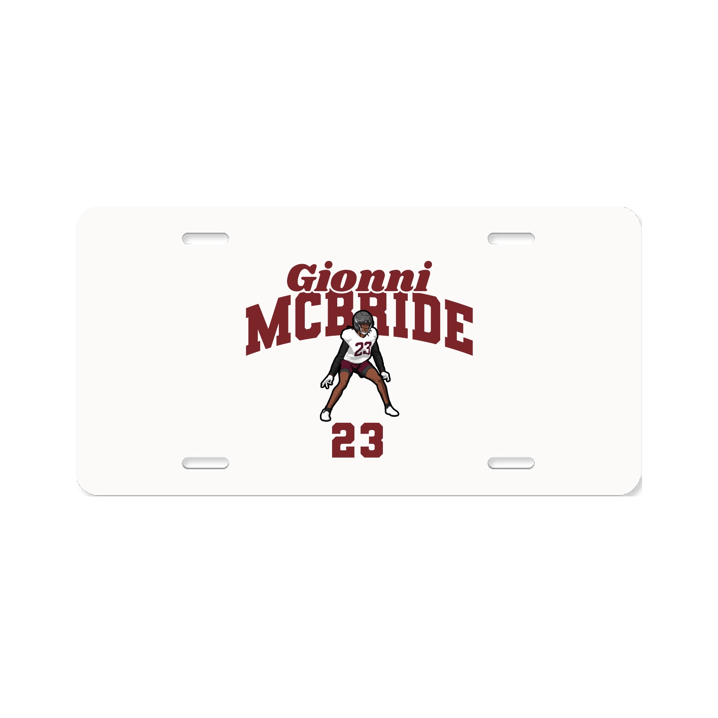 License Plate — Signature Arch in Classic