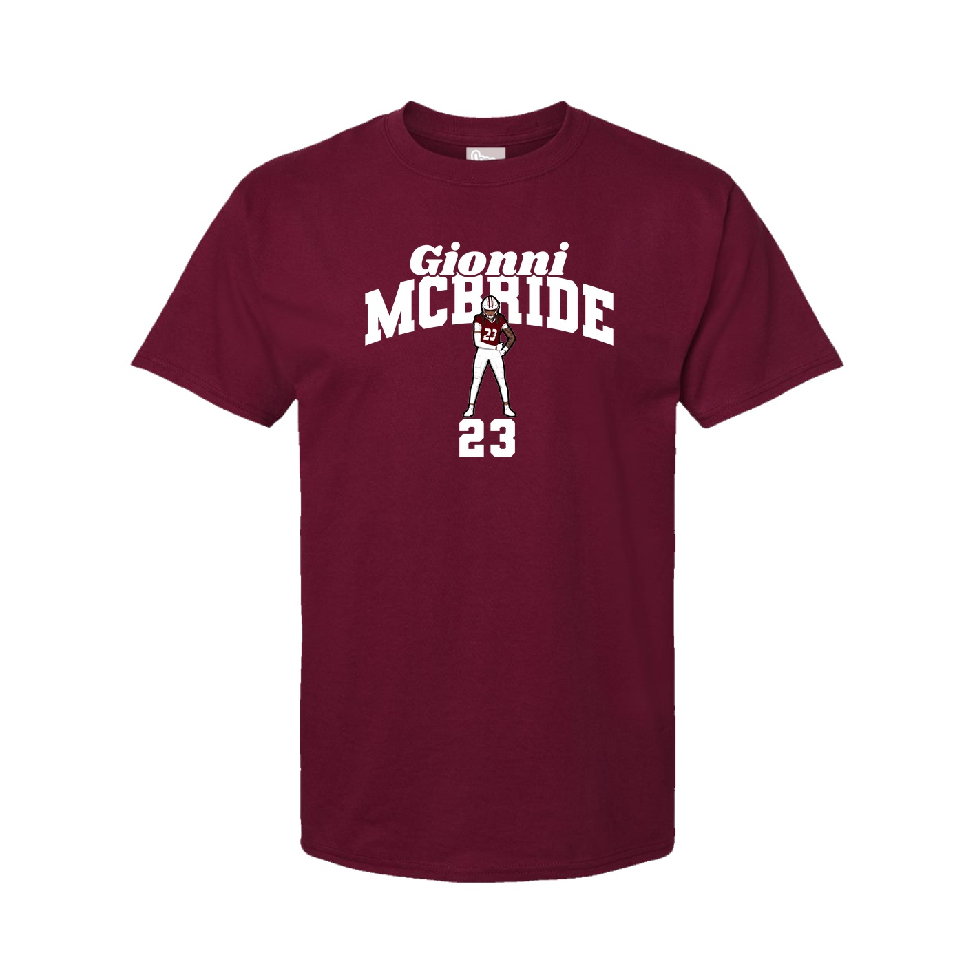 Youth Tee — Signature Arch in Cardinal