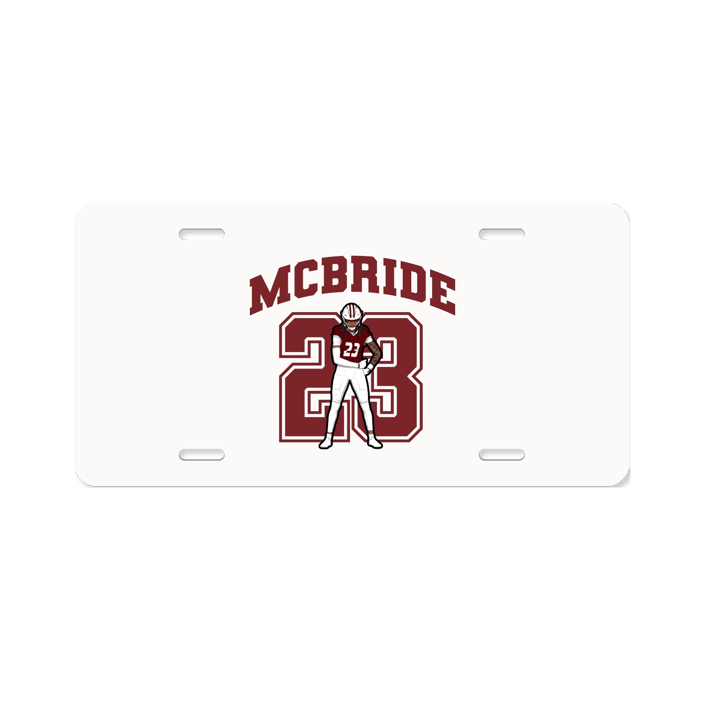 License Plate — Number in Classic