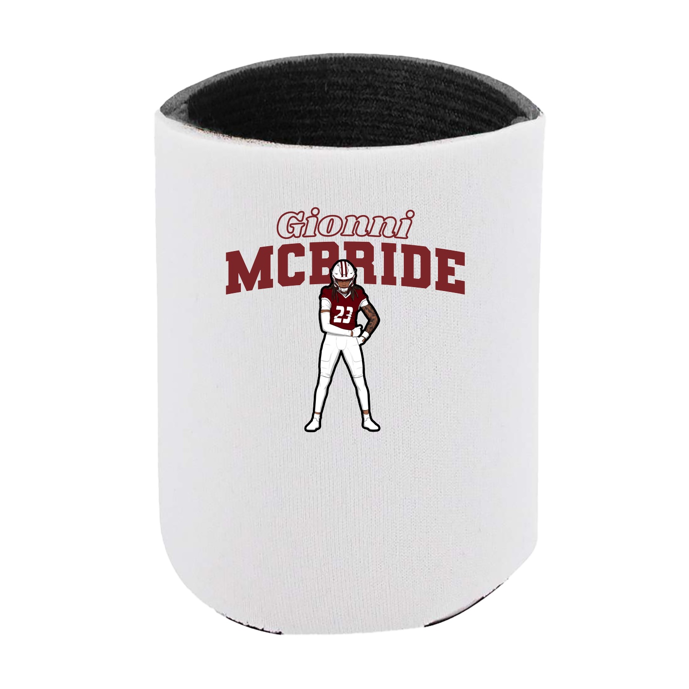 Can Holder — Name Arch in White