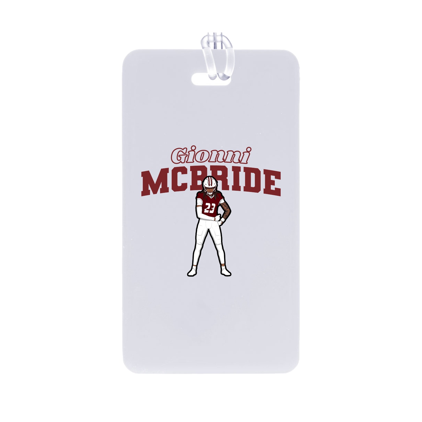 Bag Tag — Name Arch in Classic