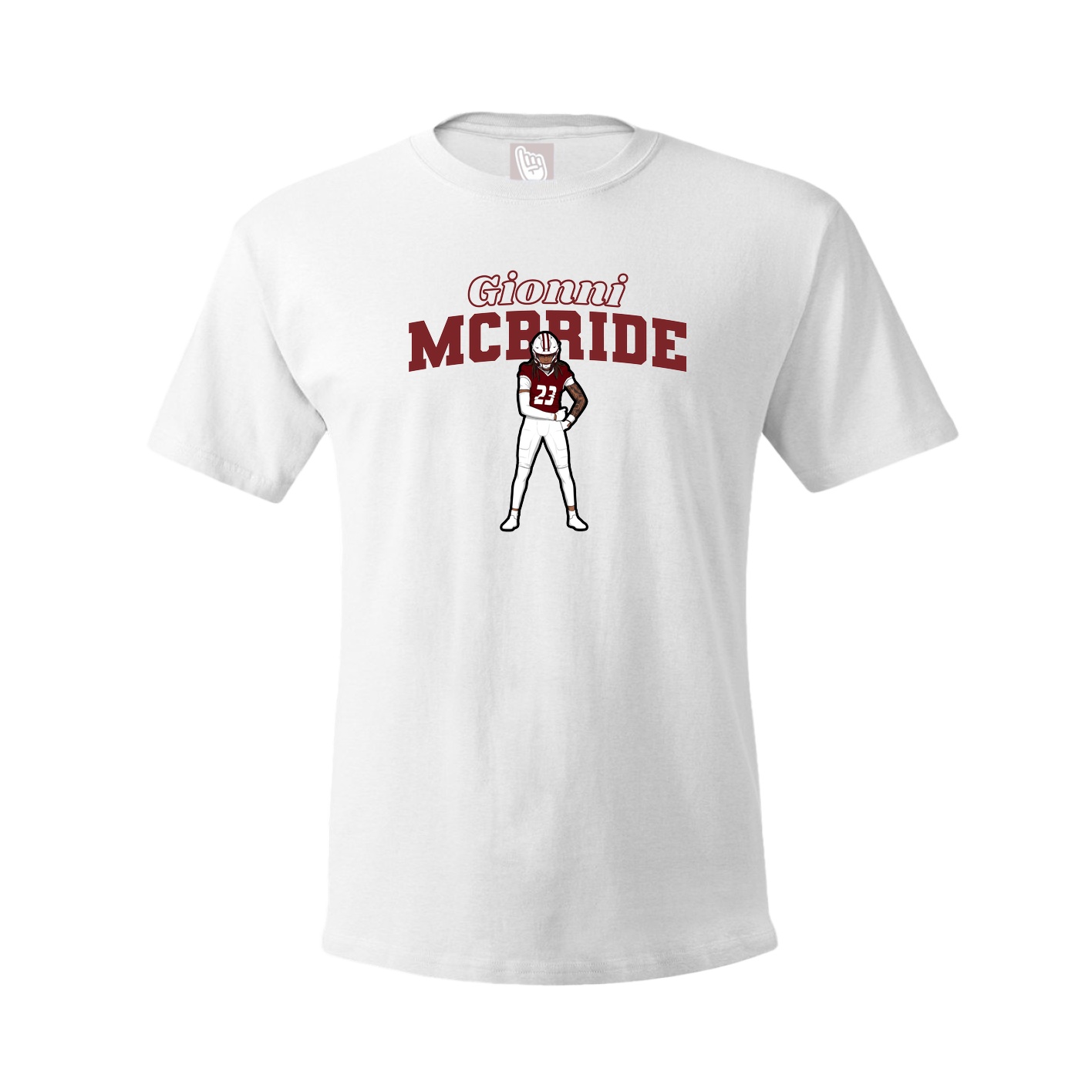 Tee — Name Arch in White