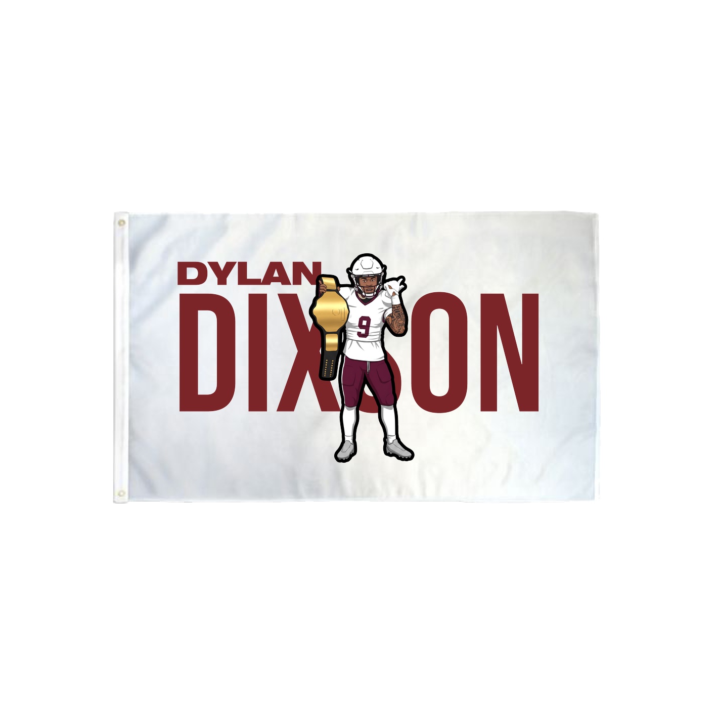 3x5 Flag — Player Name in Classic
