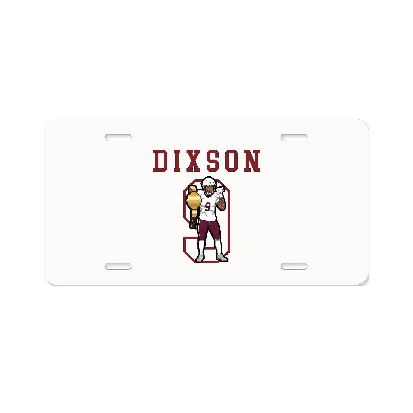 License Plate — Shirsey in Classic