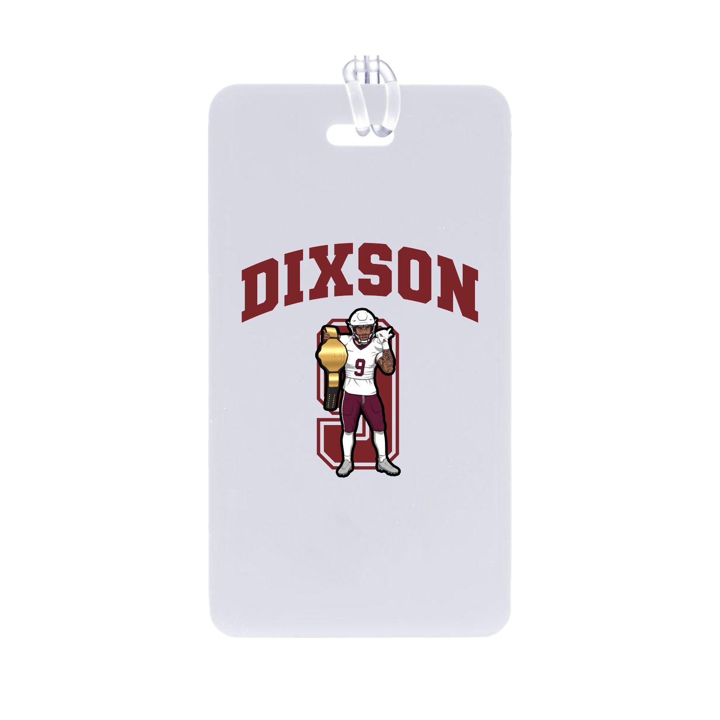 Bag Tag — Number in Classic