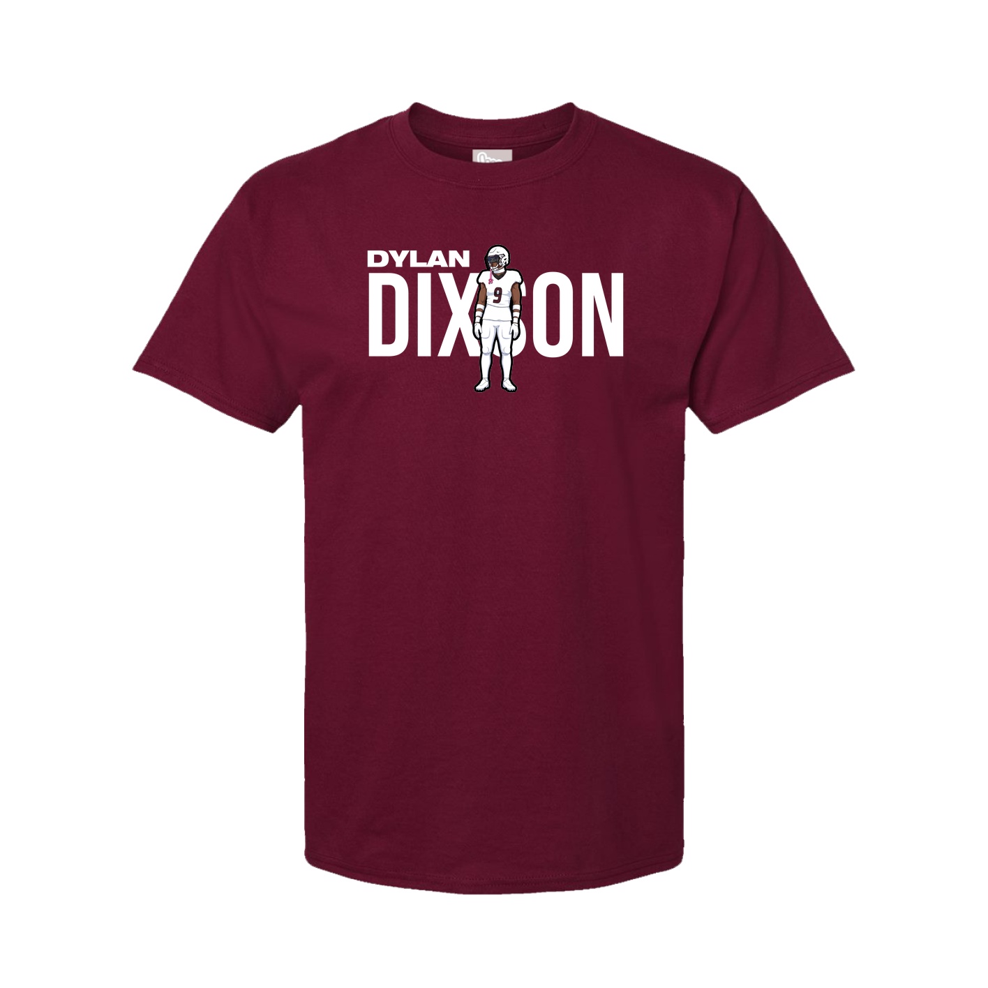 Youth Tee — Player Name in Cardinal