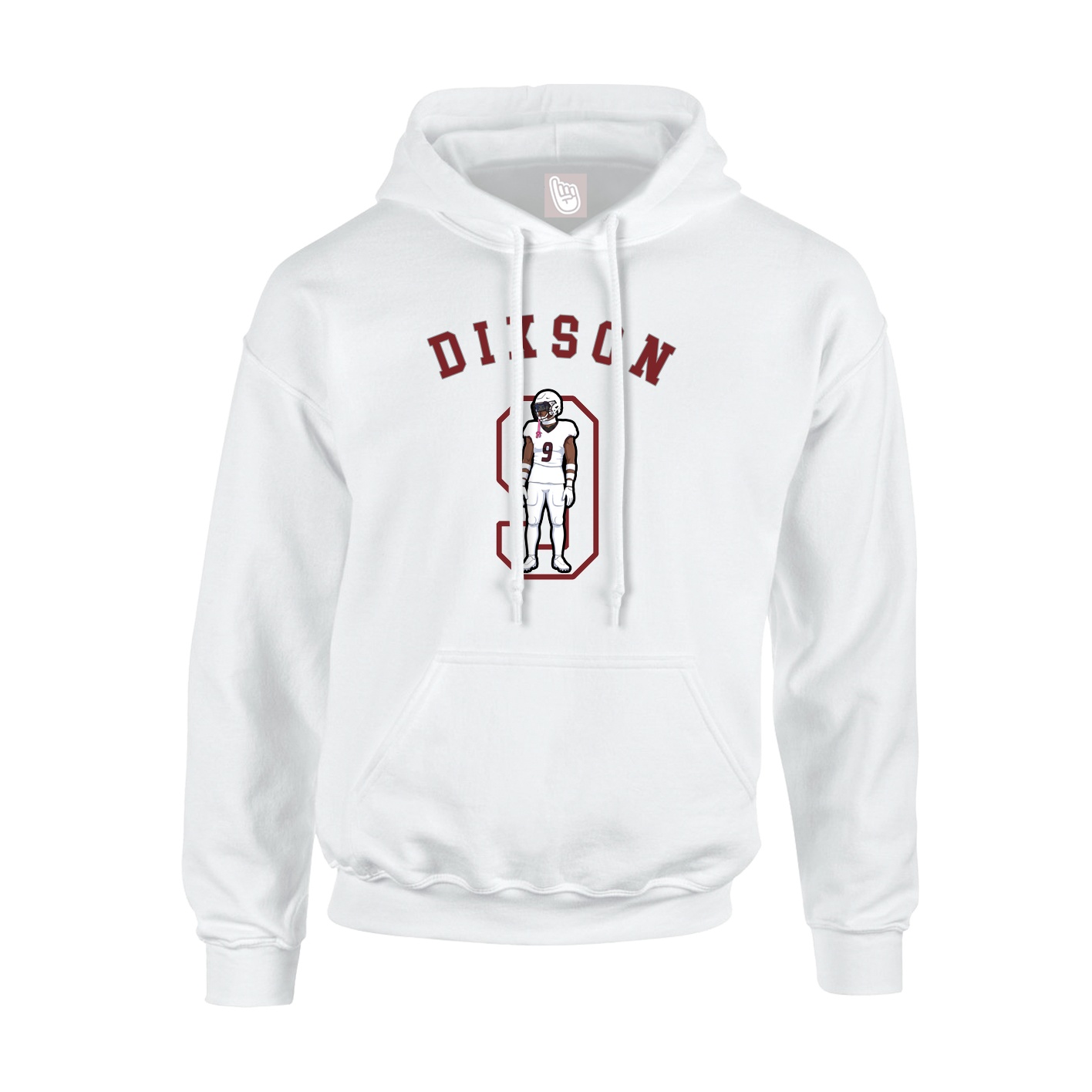 Youth Hoodie — Shirsey Arch in White