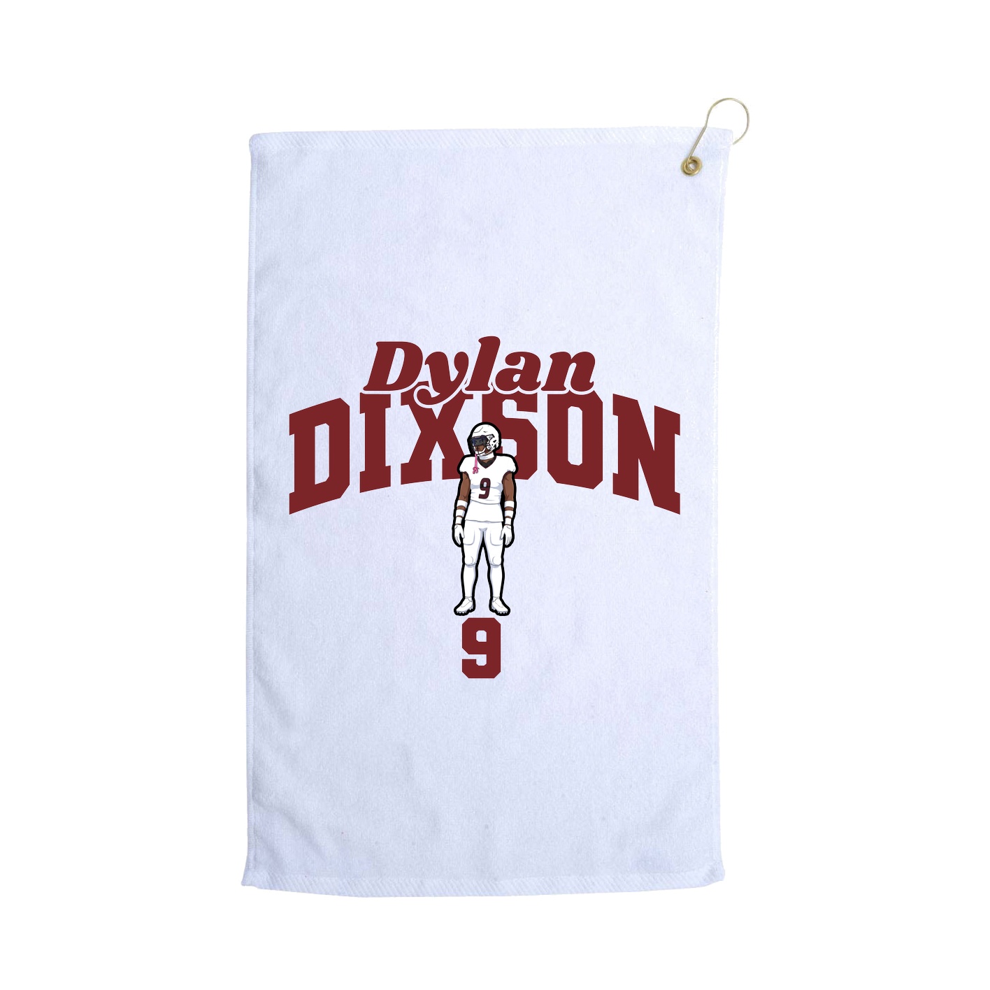 Golf Towel — Signature Arch in White