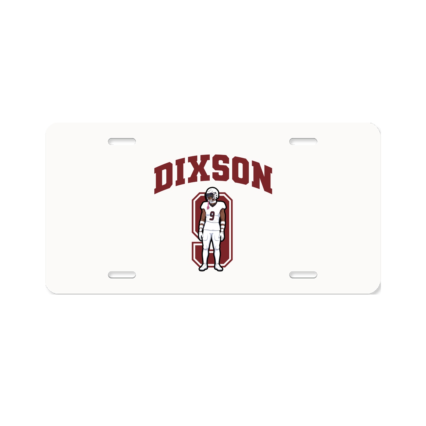 License Plate — Number in Classic