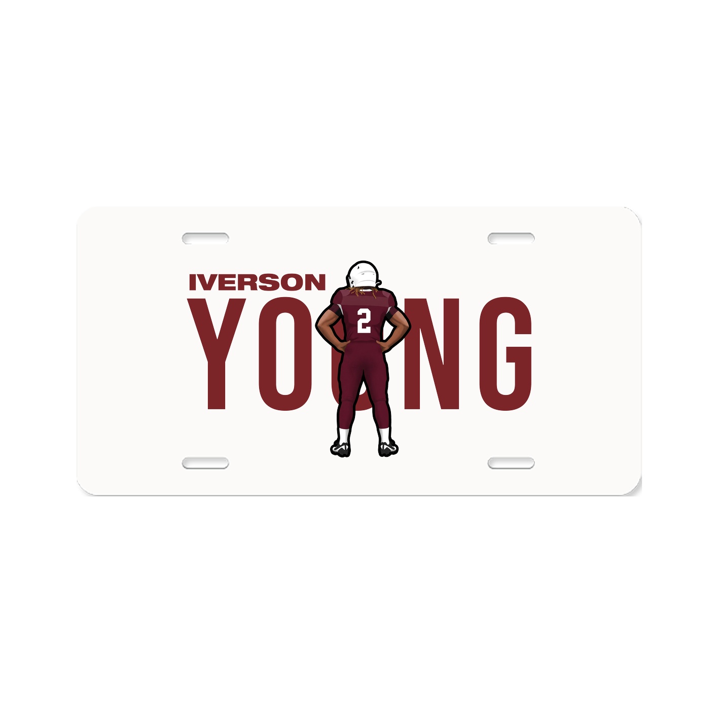 License Plate — Player Name in Classic