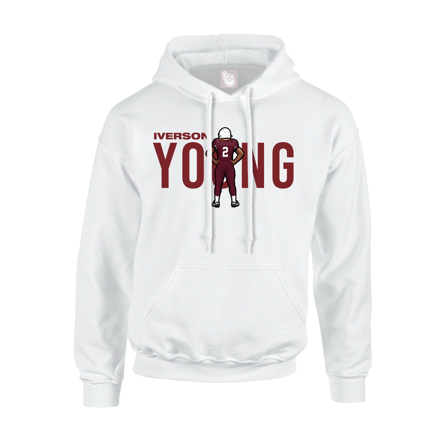 Hoodie — Player Name in White