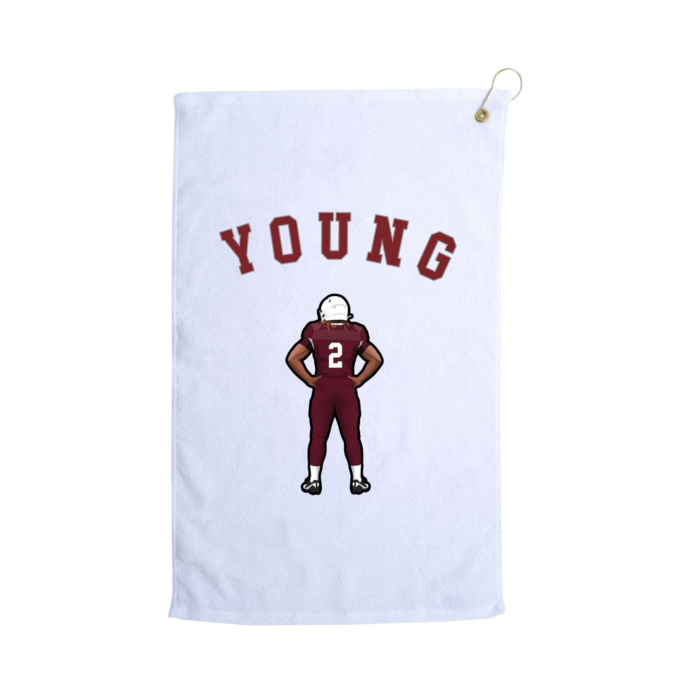 Golf Towel — Shirsey Arch in White