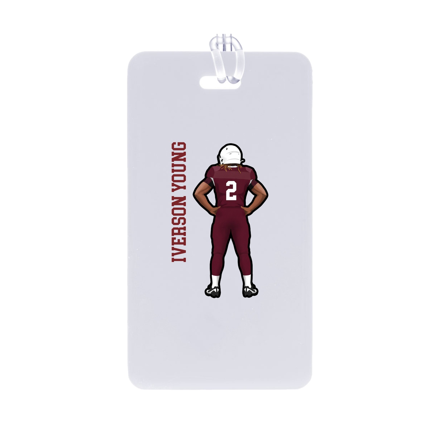 Bag Tag — Name Vertical in Classic