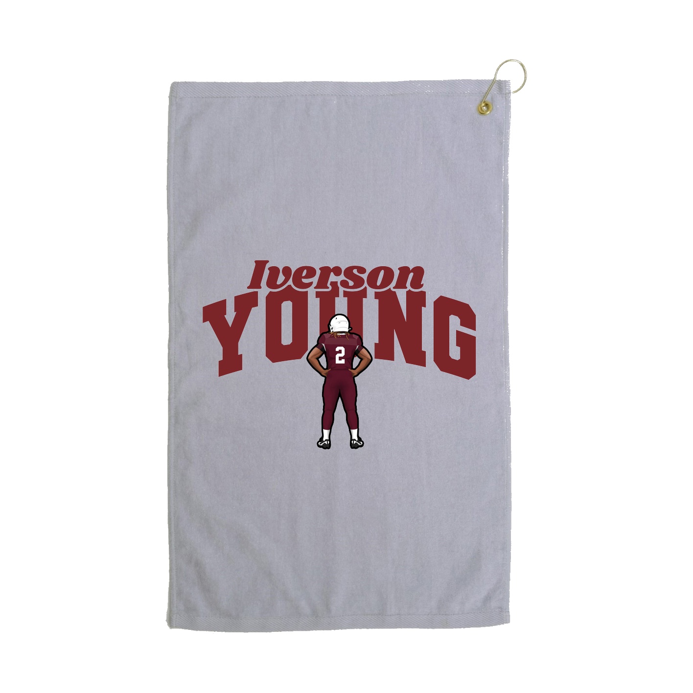 Golf Towel — Signature Arch in Grey