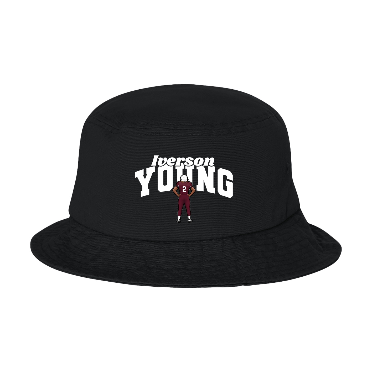 Bucket Cap — Signature Arch in Black