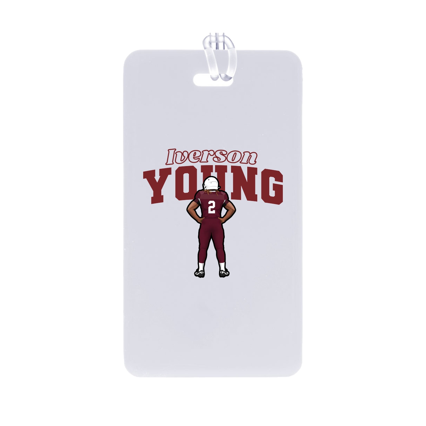 Bag Tag — Name Arch in Classic