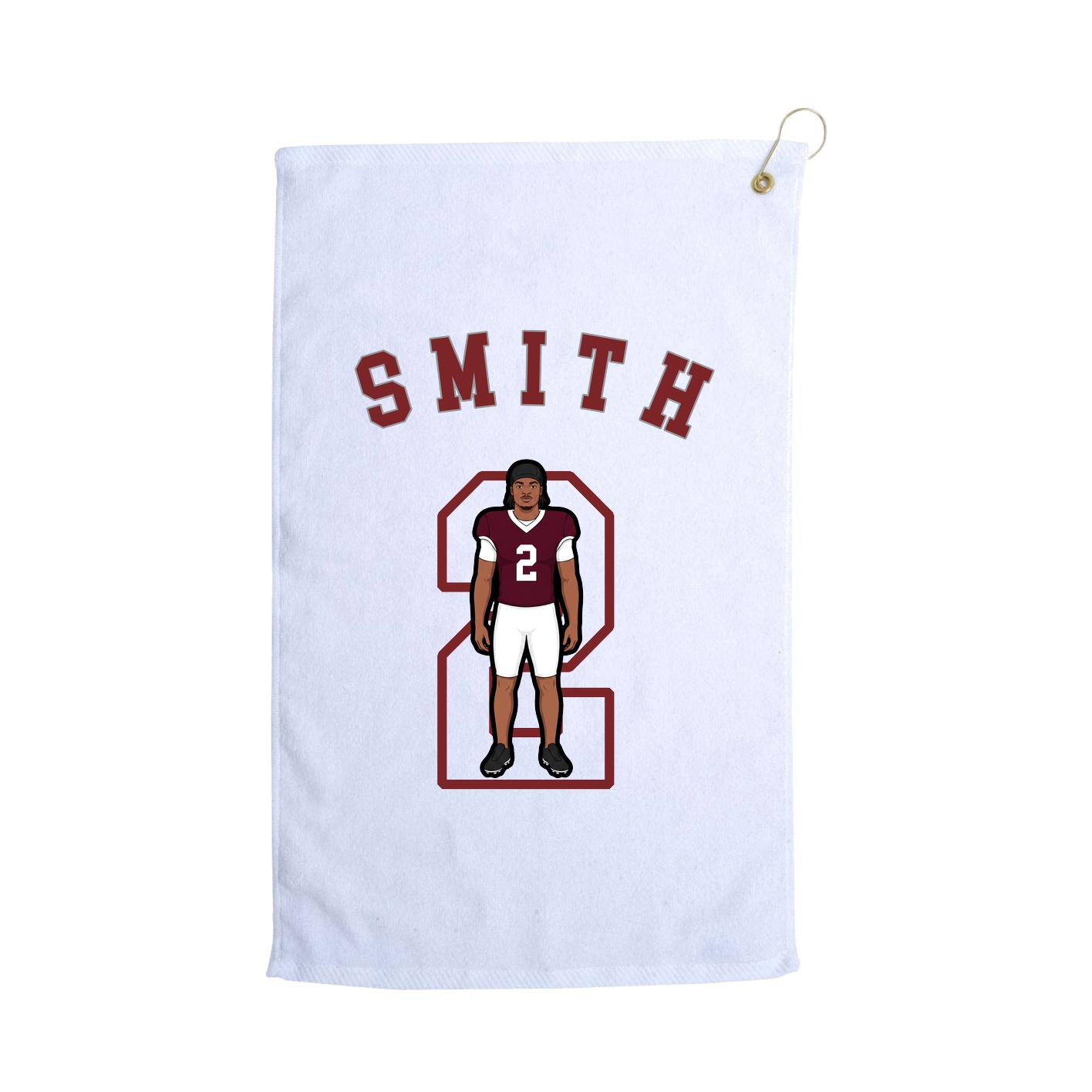 Golf Towel — Shirsey Arch in White