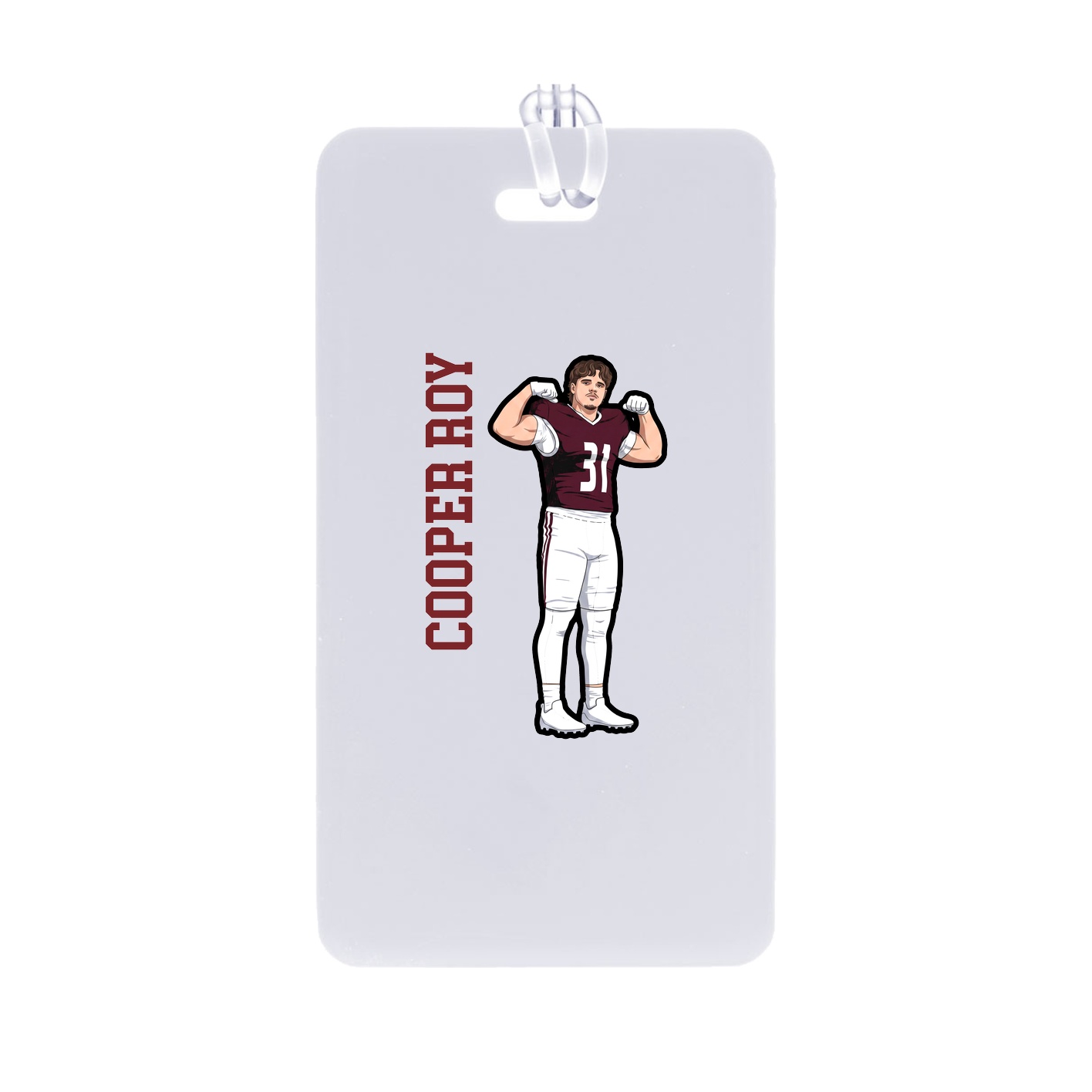 Bag Tag — Name Vertical in Classic